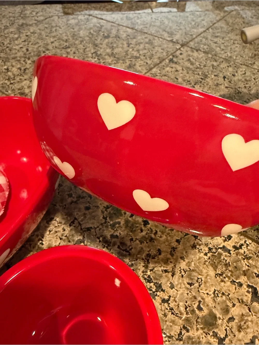 Terramoto Heart Shaped Bowls Cloth Heart Pillows